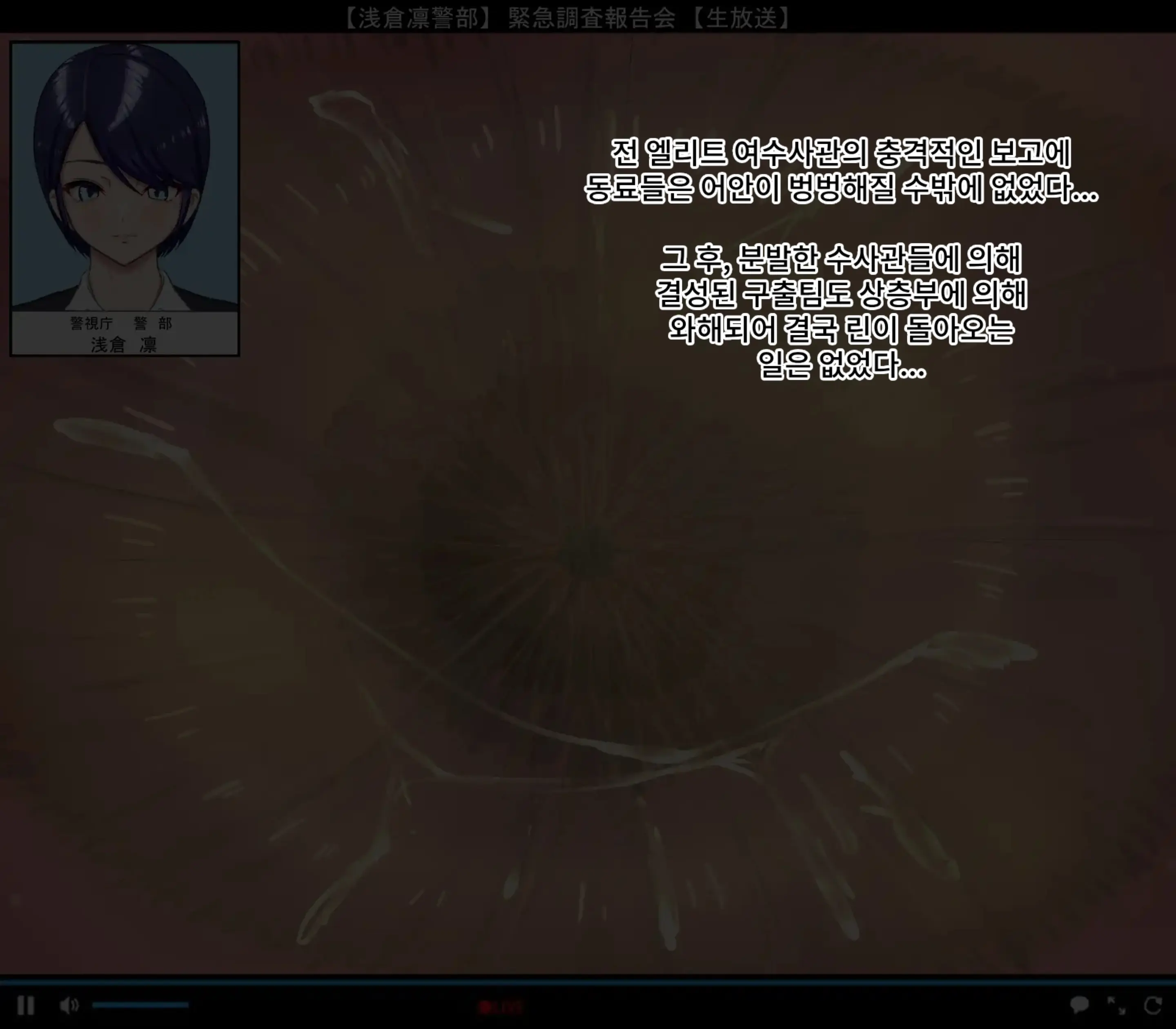 Elite Otori Sousakan, Kutsujoku Anal Strip | 엘리트 미끼 수사관, 굴욕 애널 스트립